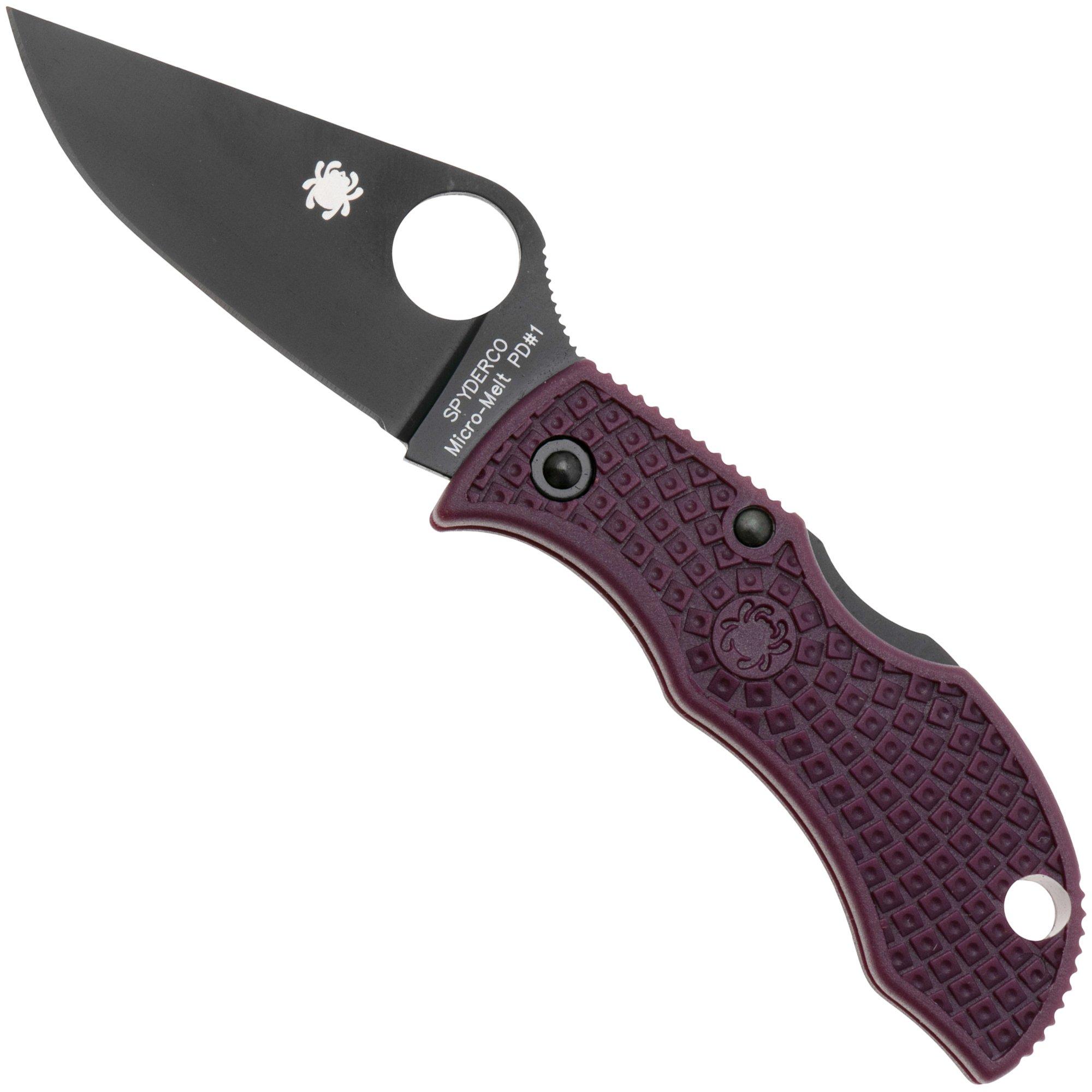 Spyderco Dragonfly 2 Micro-Melt PD#1 C28BGBKP2 Burgundy, Sprint