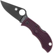 Spyderco Manbug Micro-Melt PD#1 MBBGBKP Burgundy, Sprint Run 2024 navaja