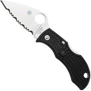 Spyderco Manbug Leaf MBKLFS Serrated, coltello da tasca