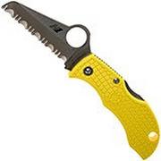 Spyderco ManBug Salt MYLS H1, couteau de poche lame dentelée