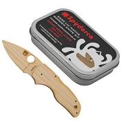 Spyderco Wooden Knife Kit C230 Lil Native WDKIT2, navalha de madeira