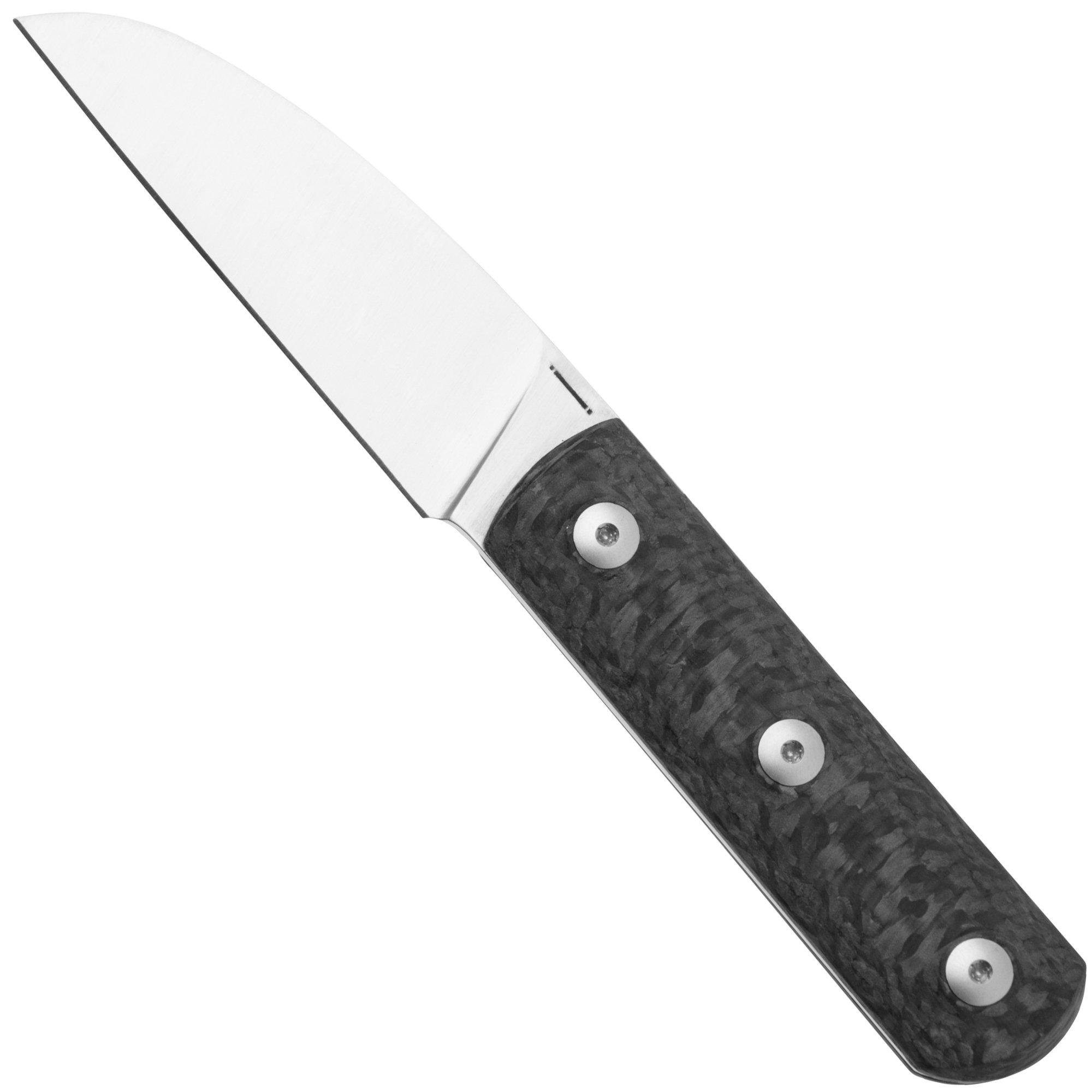 StraightLine Ally AL-CF Carbon Fiber, couteau à lame fixe