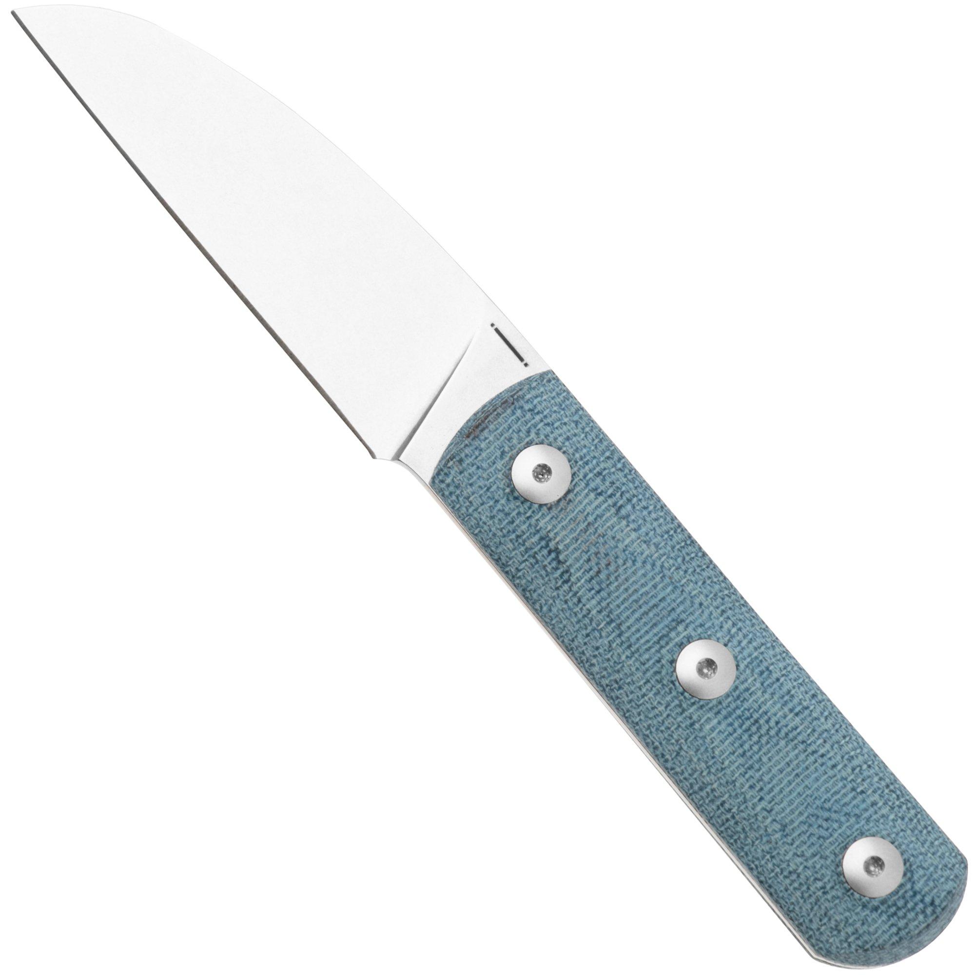 Nóż z głownią stałą StraightLine Ally AL-DC Denim Canvas Micarta