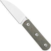 Image pour StraightLine Ally AL-GC Green Canvas Micarta, couteau à lame fixe