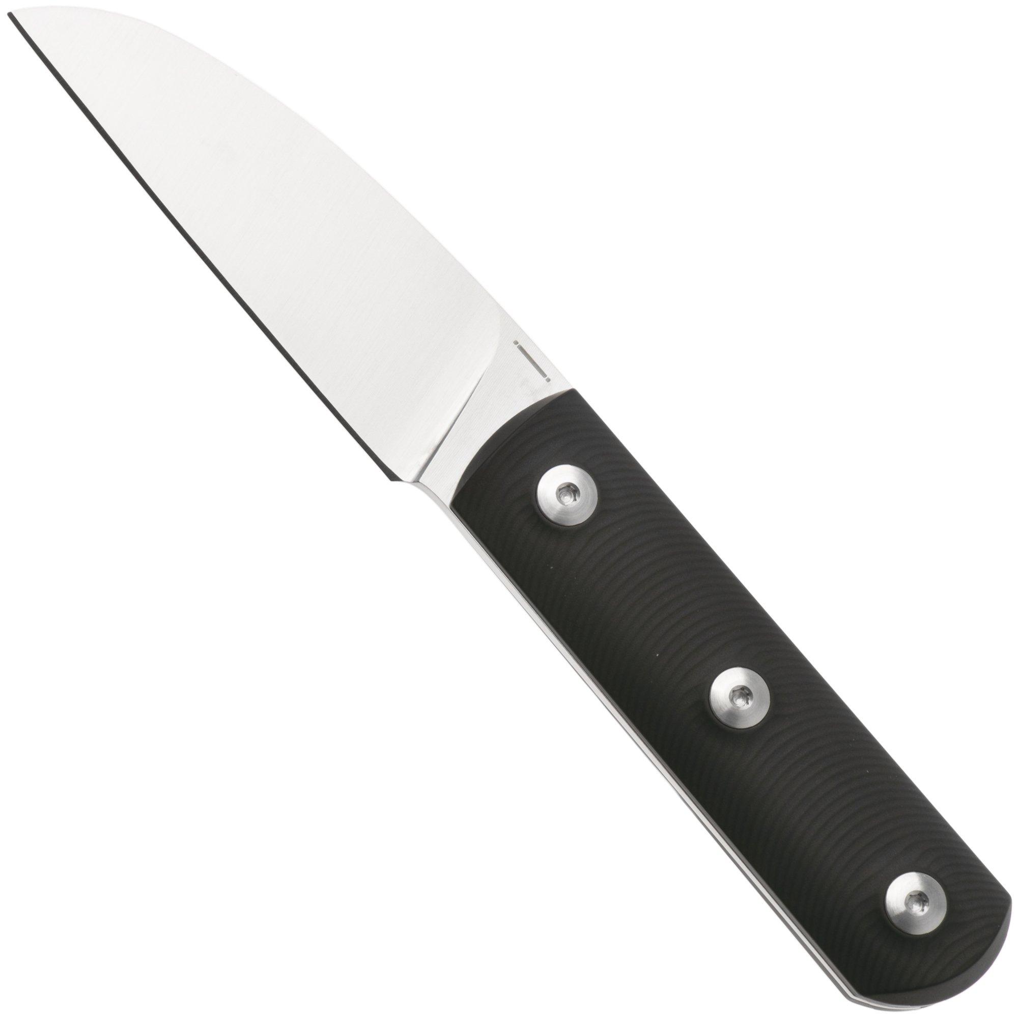 Straightline Ally AL-TBK Satin M390, PVD Titanium, Fahrtenmesser