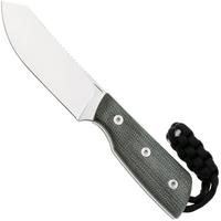 Bild für StraightLine Digger DG-GC Stonewashed 14C28N, Green Canvas Micarta, Fahrtenmesser