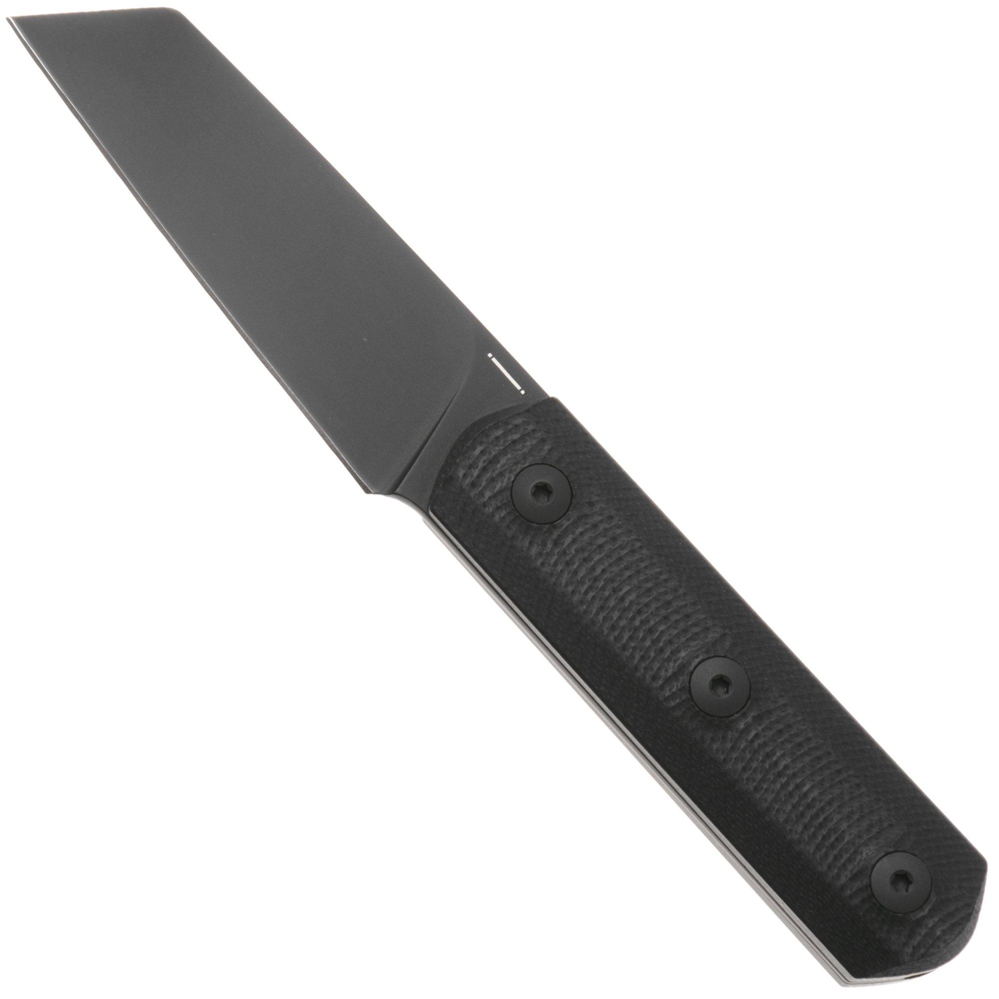 Straightline Erny ER-GBKD PVD M390, Black G10, Fahrtenmesser