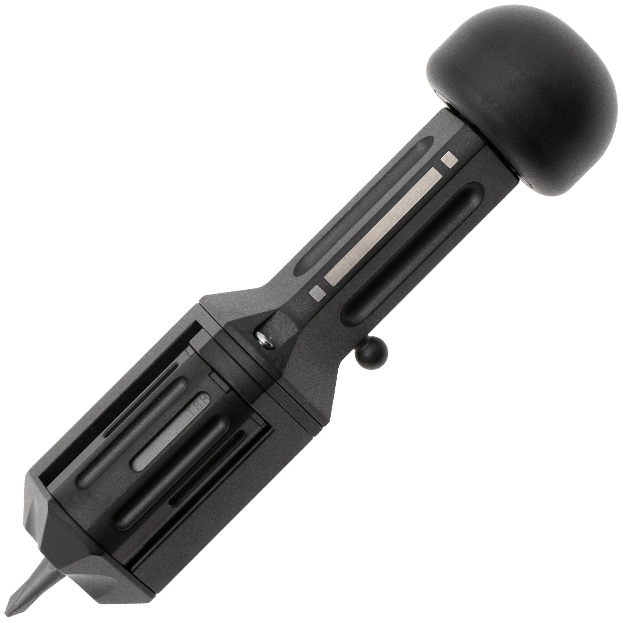 StraightLine Revolve 2.0 Bit Driver, RV2-BK, Black PVD, screwdriver, Audacious Concept & Igor Bortolussi design