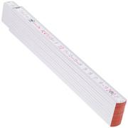 Afbeelding voor Stabila Wooden Folding Rule Type 1707 01334 houten duimstok met hoekindeling wit, 2 m