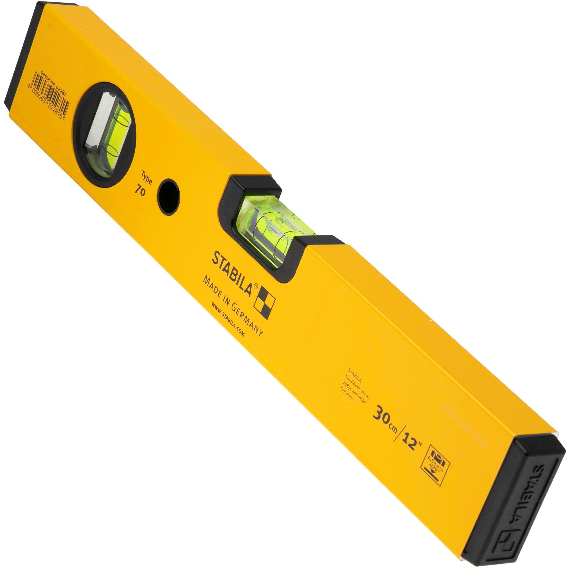 Stabila Level Type 70 02281 aluminium spirit level, 30 cm