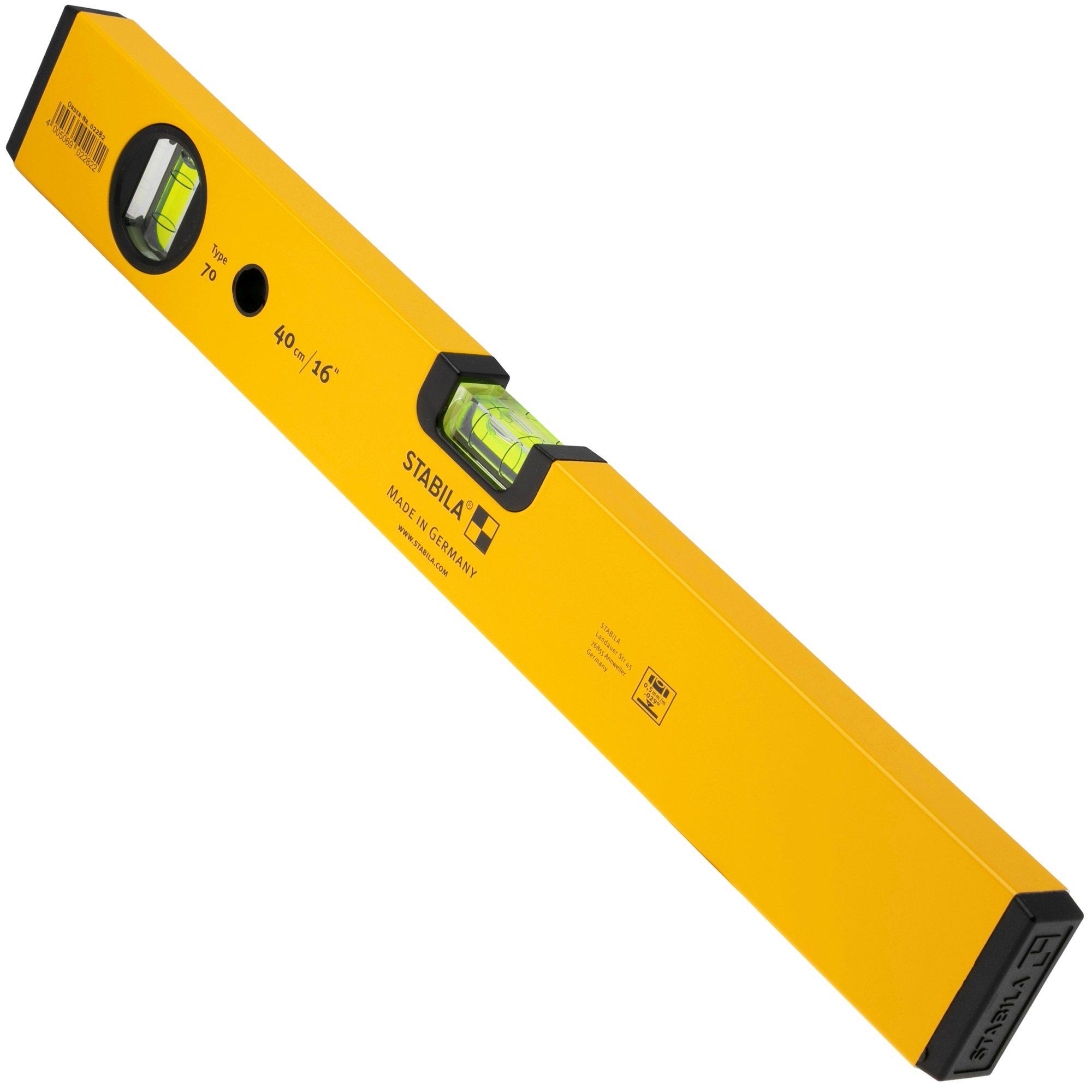 Stabila Level Type 70 02282 aluminium spirit level, 40 cm