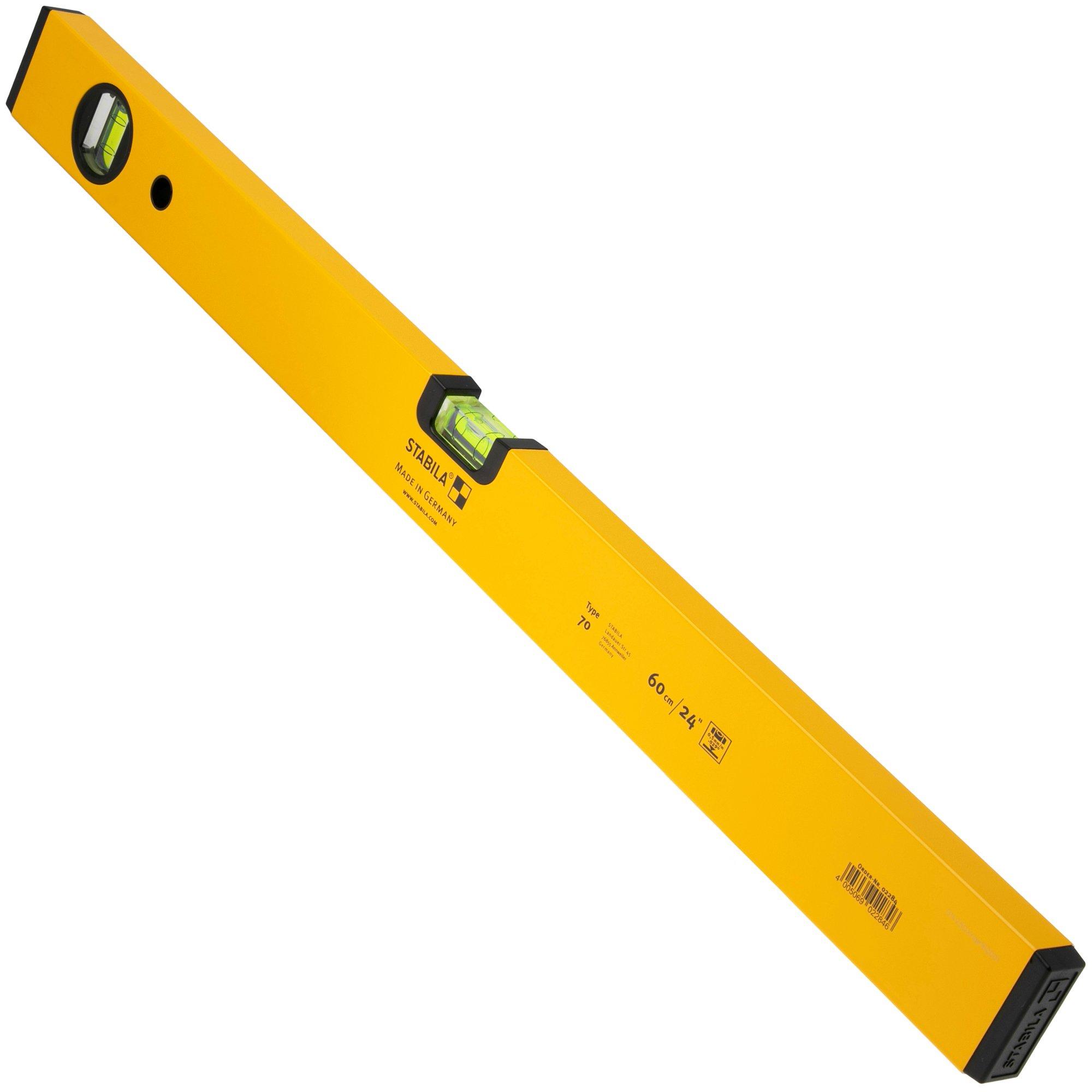Stabila Level Type 70 02284 aluminium spirit level, 60 cm