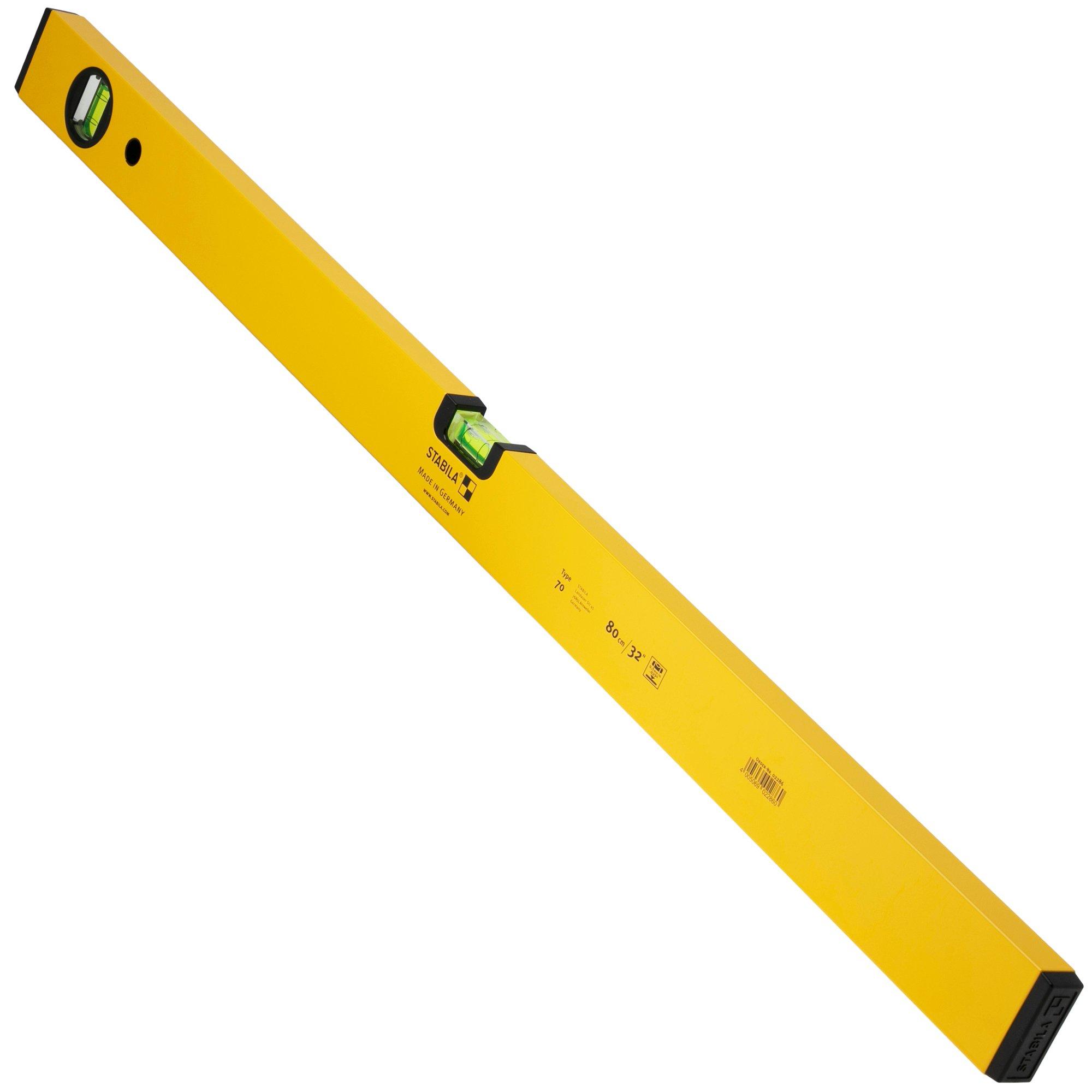 Stabila Level Type 70 02286 aluminium spirit level, 80 cm