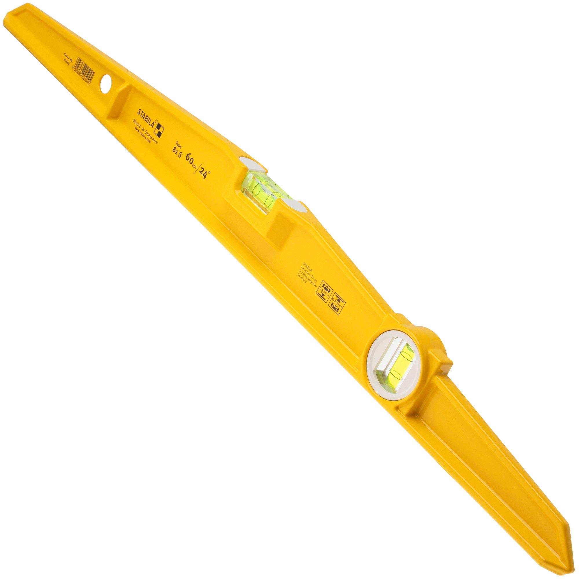Stabila Torpedo Level Type 81 S 02504 aluminium spirit level, 60 cm