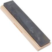  Arkansas natural sharpening stone on a base, Hard Black Arkansas