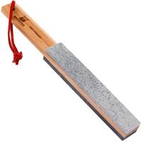 Image for Skerper Arkansas Axe Sharpening Stone NAPA01, Soft/Hard Black Arkansas