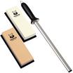 Skerper Basic sharpening set 180/600/1000/3000 with diamond sharpening steel, SH006