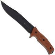 Steel Will Chieftain 1620 cuchillo fijo, rojo