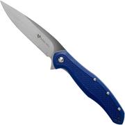 Steel Will Intrigue F45-17 Blue FRN, Red Standoffs, couteau de poche