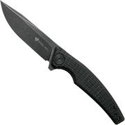 Steel Will Shaula F61-08 Black, Blackwashed couteau de poche