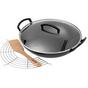 Image pour Spring wok en fonte avec couvercle en verre, 35 cm