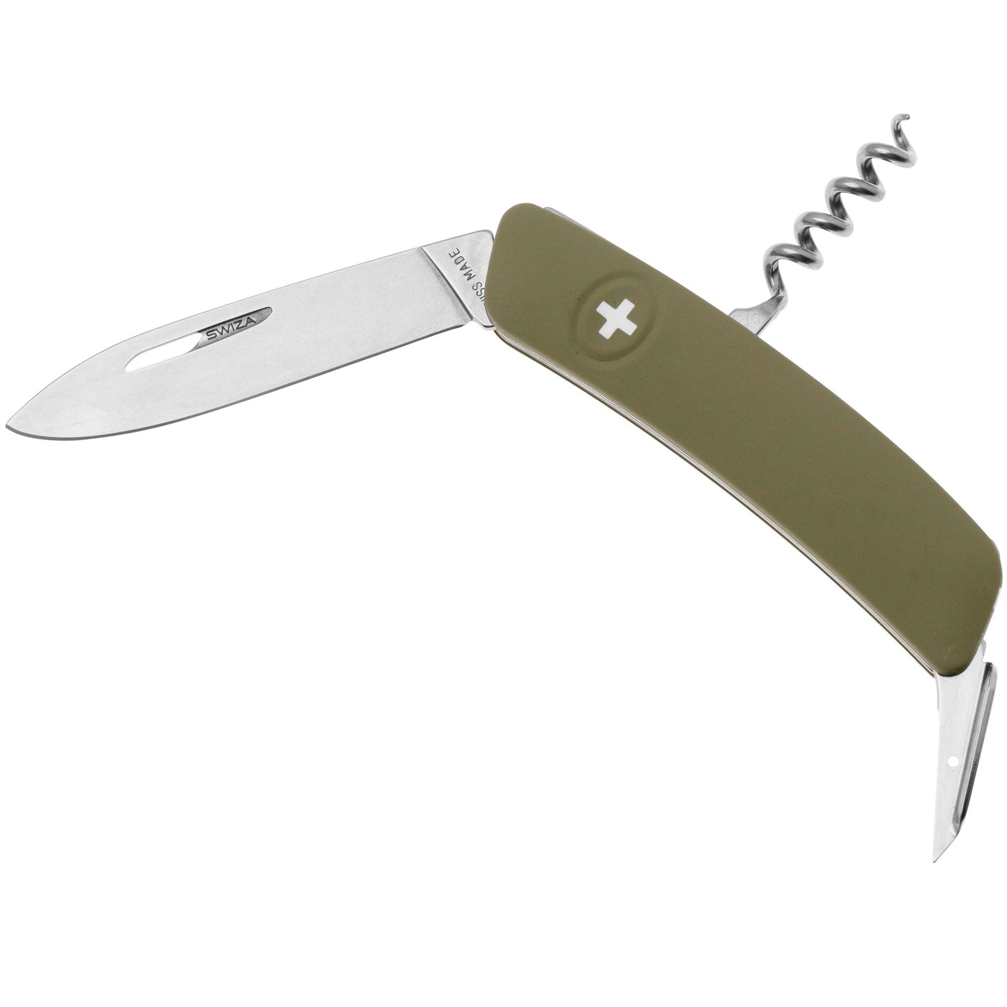 Szwajcarski scyzoryk Swiza D01, Olive Green