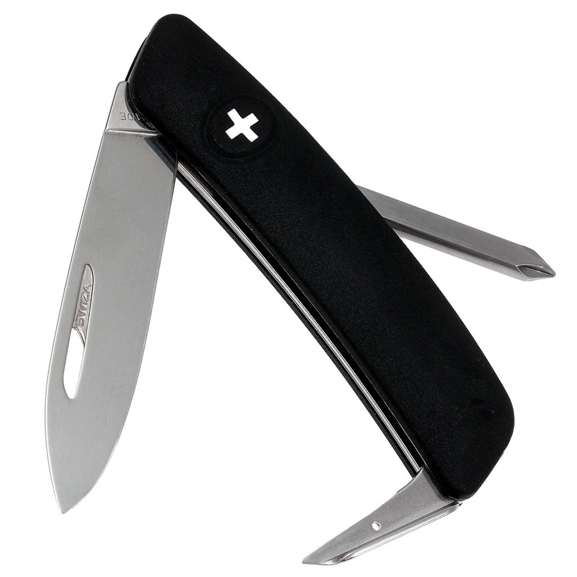 Swiza D02 couteau de poche suisse - Noir
