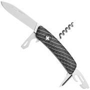 Swiza D03 Swiss pocket knife, carbon fibre print