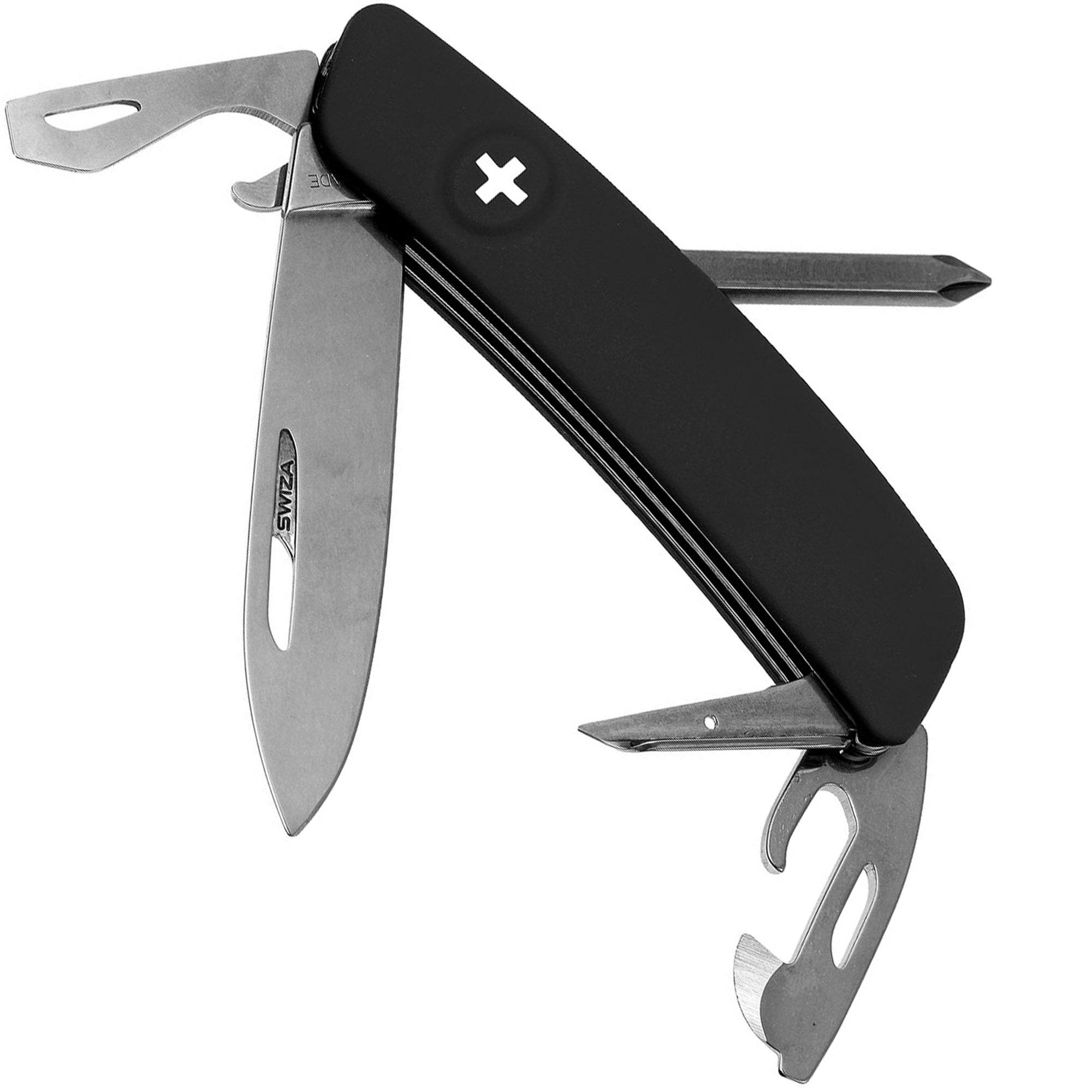 Szwajcarski scyzoryk Swiza D04, czarny