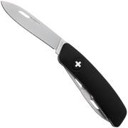 Swiza D04 AM, KNI.0046.1010, Black Zwitsers zakmes, 6 tools 