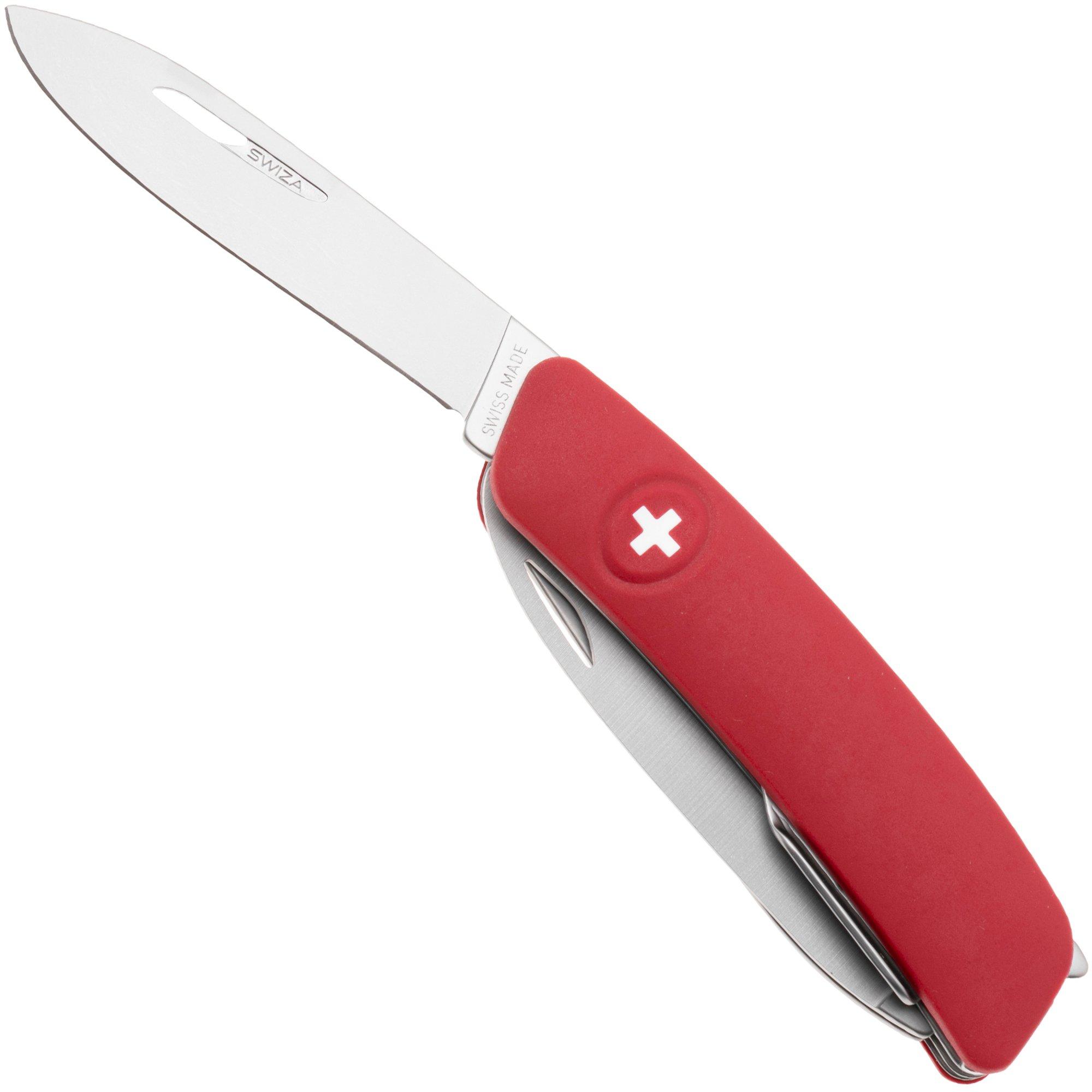 Swiza D06 R AM, KNR.0066.1900, Red Helvetix, couteau suisse, 7 outils