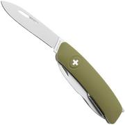 Swiza D07 R AM, KNR.0116.1050, Olive, Schweizer Taschenmesser, 7 Werkzeuge
