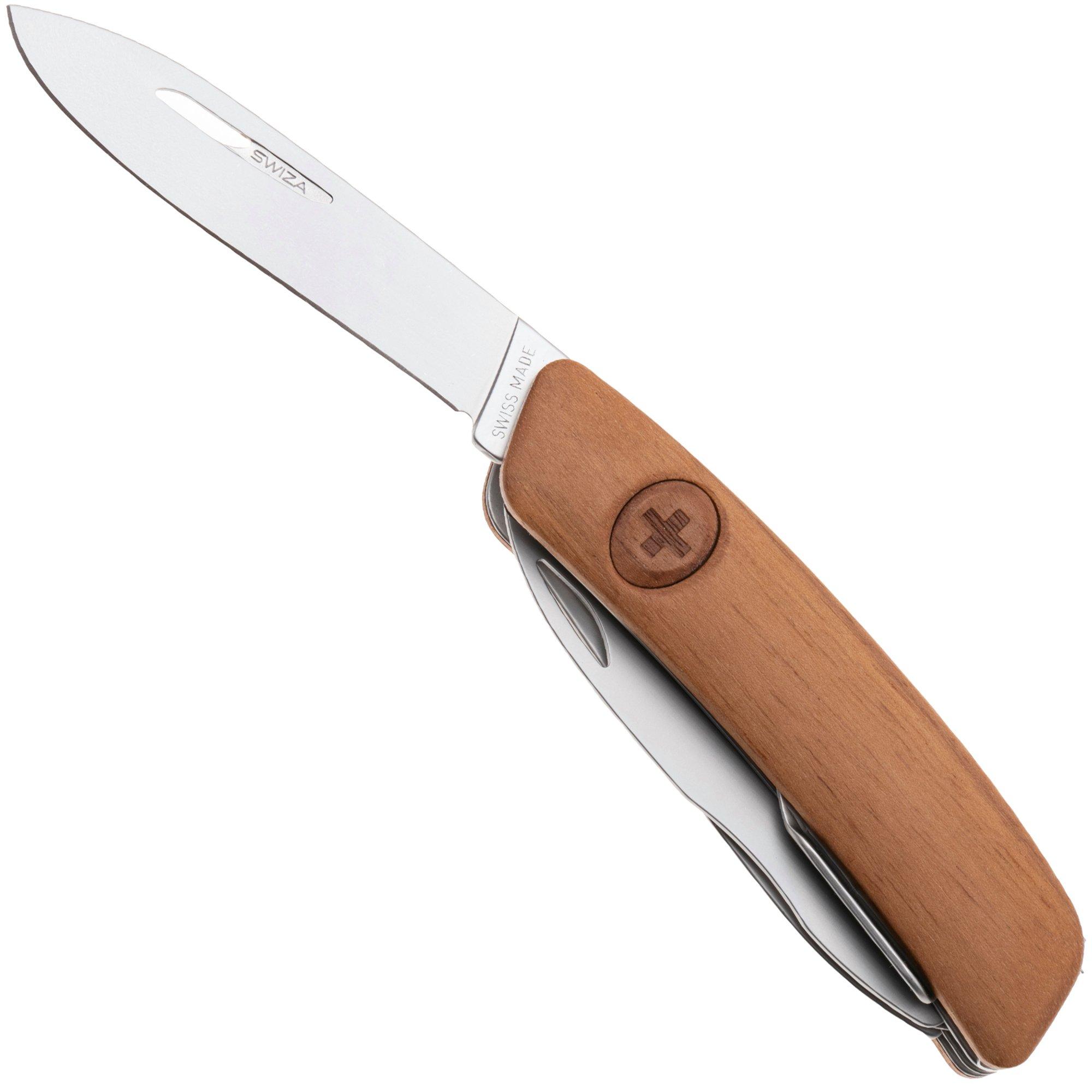 Swiza D08 R AM, KNR.0126.6300, Walnut, Swiss pocket knife, 8 tools