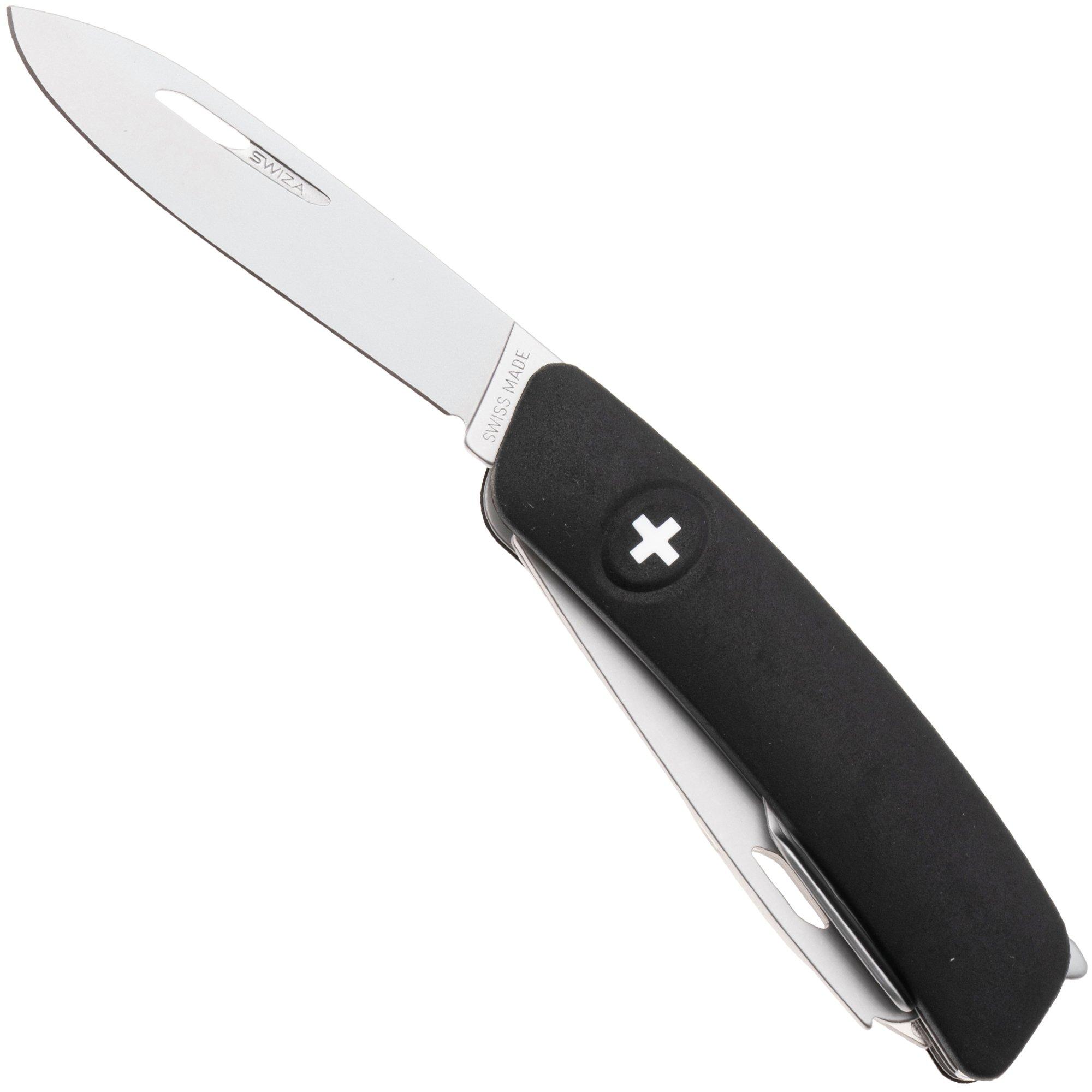 Swiza HO05R-TT AM, KHO.0096.1010, Black, couteau suisse, 7 outils