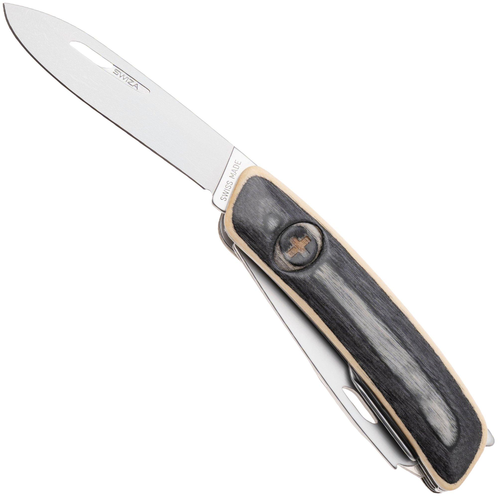 Swiza HO05R-TT AM, KHO.0096.6520, Laminate White, Swiss pocket knife, 7 tools
