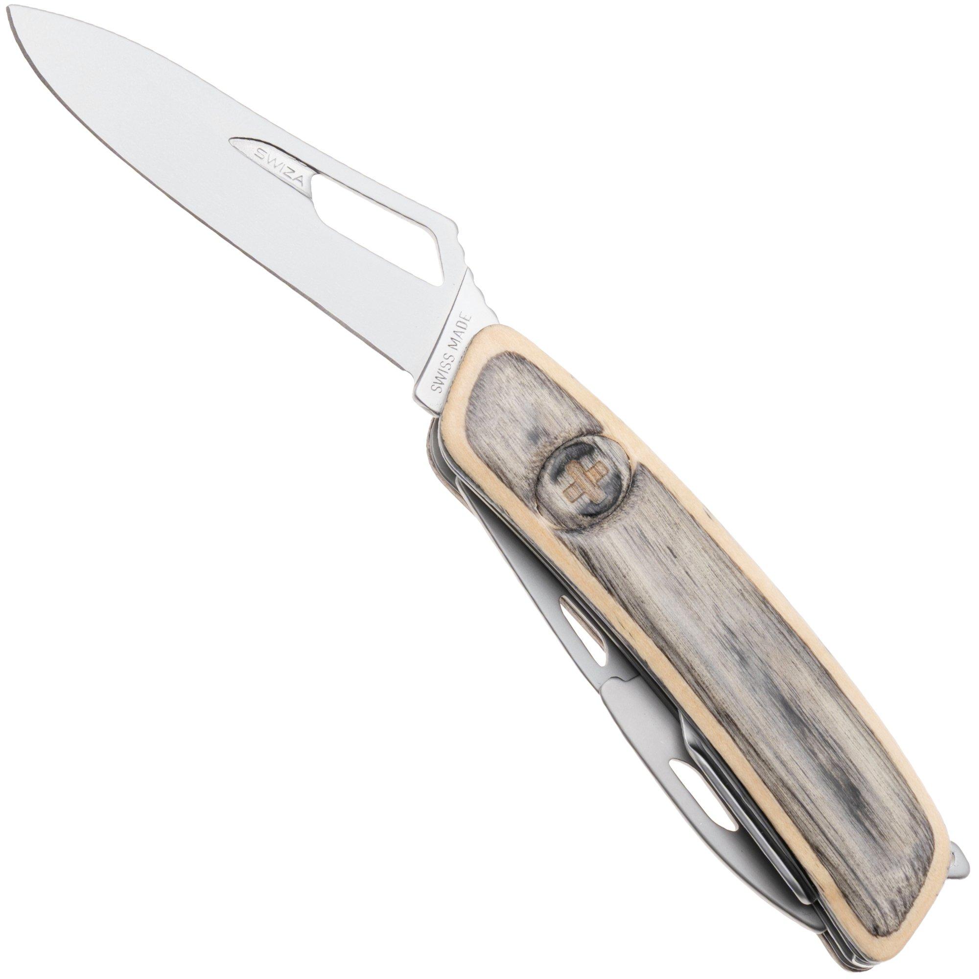 Szwajcarski scyzoryk Swiza SH03 R AM, KSH.0036.6520, Laminate White, 6 narzędzi