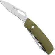 Swiza SH03 R AM, KSH.0036.1050, Olive, Zwitsers zakmes, 6 tools