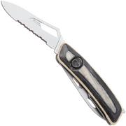 Swiza SH03 TR AM, KST.0036.6520, Laminate White, Schweizer Taschenmesser, Teilwellenschliff, 6 Werkzeuge