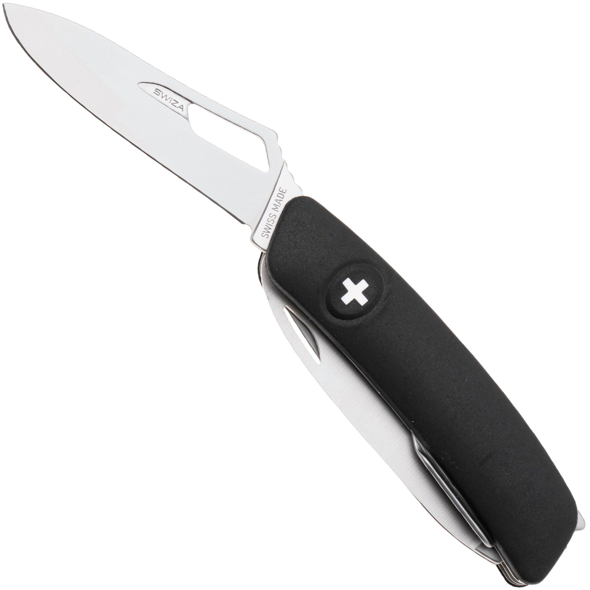 Swiza SH05 R AM, KSH.0056.1010, Black, Swiss pocket knife, 7 tools
