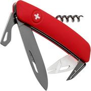 Swiza TT03 Tick Tool, Zwitsers zakmes met teken-tool, rood