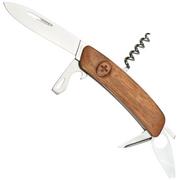 Swiza TT03 Tick Tool, Swiss pocket knife with tick tool, walnut wood