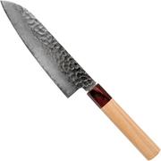 Sakai Takayuki santoku 33-CapasDamascus Hammered WA 17 cm