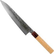 Sakai Takayuki couteau de chef 33-Layer Damascus Hammered WA 21 cm
