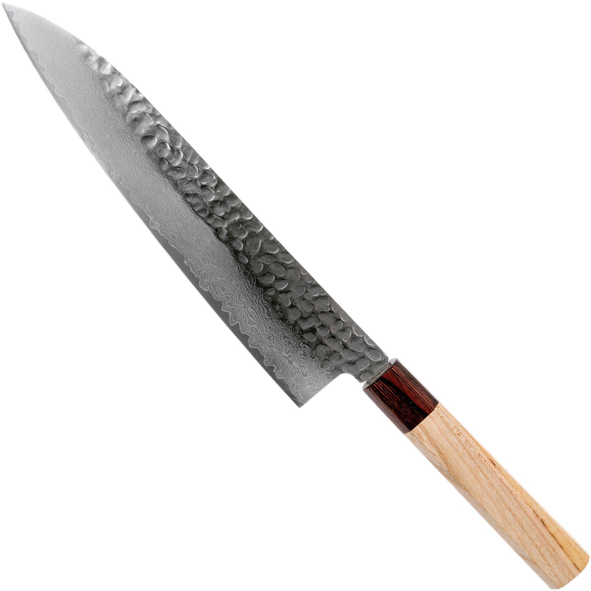 Sakai Takayuki Kochmesser 33-Layer Damascus Hammered WA 24 cm