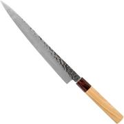 Sakai Takayuki carving knife 33-Layer Damascus Hammered WA 25 cm