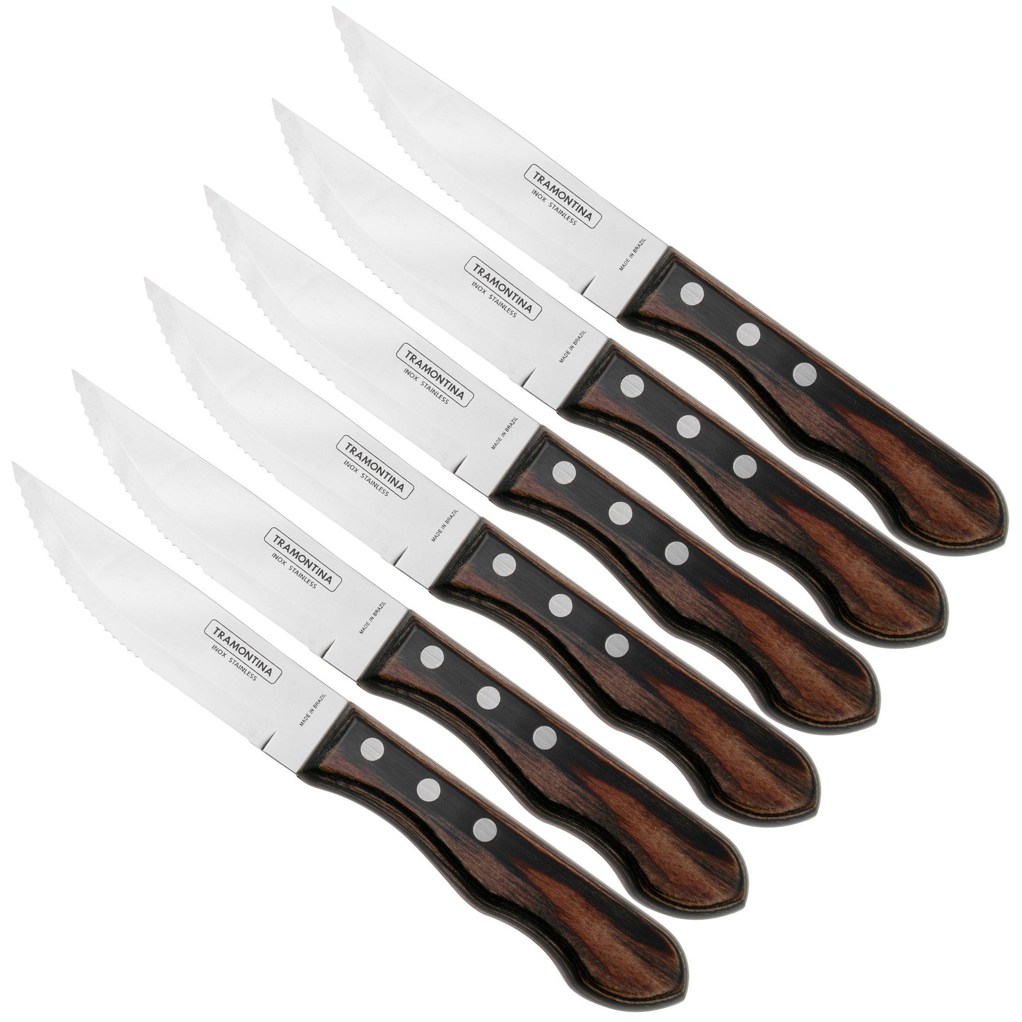 Tramontina Churrasco set de 6 couteaux à steak Jumbo, 29899-164