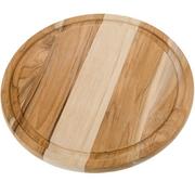 Tramontina Churrasco tabla de cortar redonda madera de teca 26cm