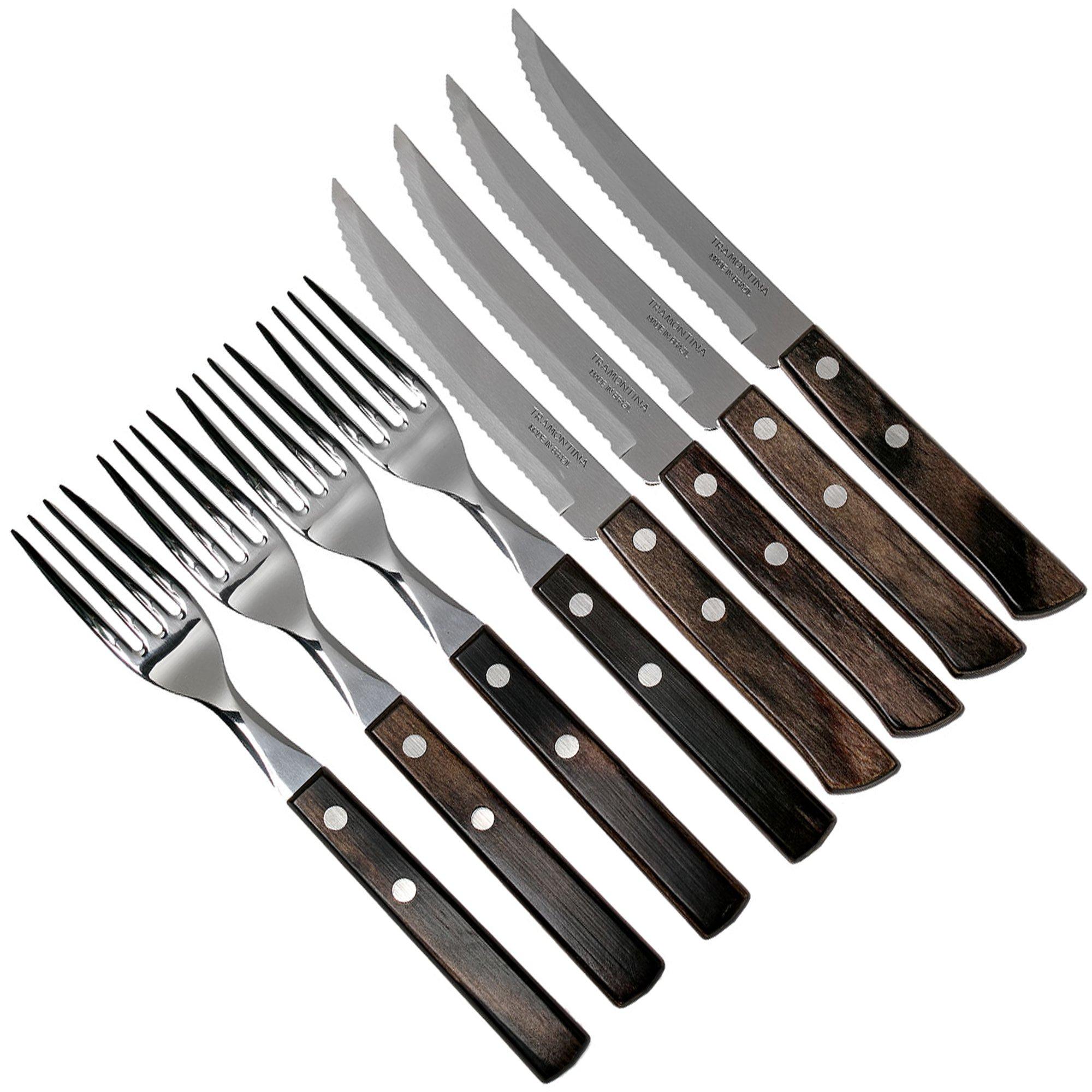 Tramontina Churrasco 8-piece steak cutlery set, 29899-296