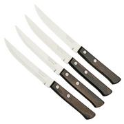 Tramontina Churrasco 92000-001, Juego de cuchillos para carne y pizza de 4 piezas