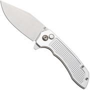 Afbeelding voor Tenable Knives Entity B1036F3 Stonewashed 14C28N, Silver Aluminium, zakmes, Nalu Boersma design